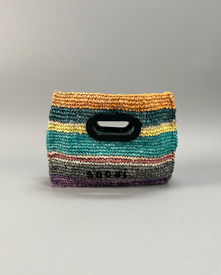 SACAI-Raffia Shopper Bag small-MULTICOLOR – J LOS ANGELES​