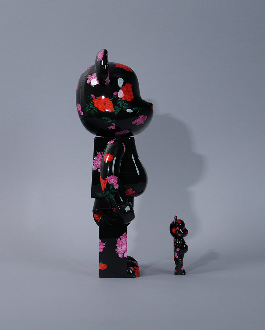 WILDSIDE(Yohji Yamamoto)-BE@RBRICK "peony"(牡丹) 100% & 400%