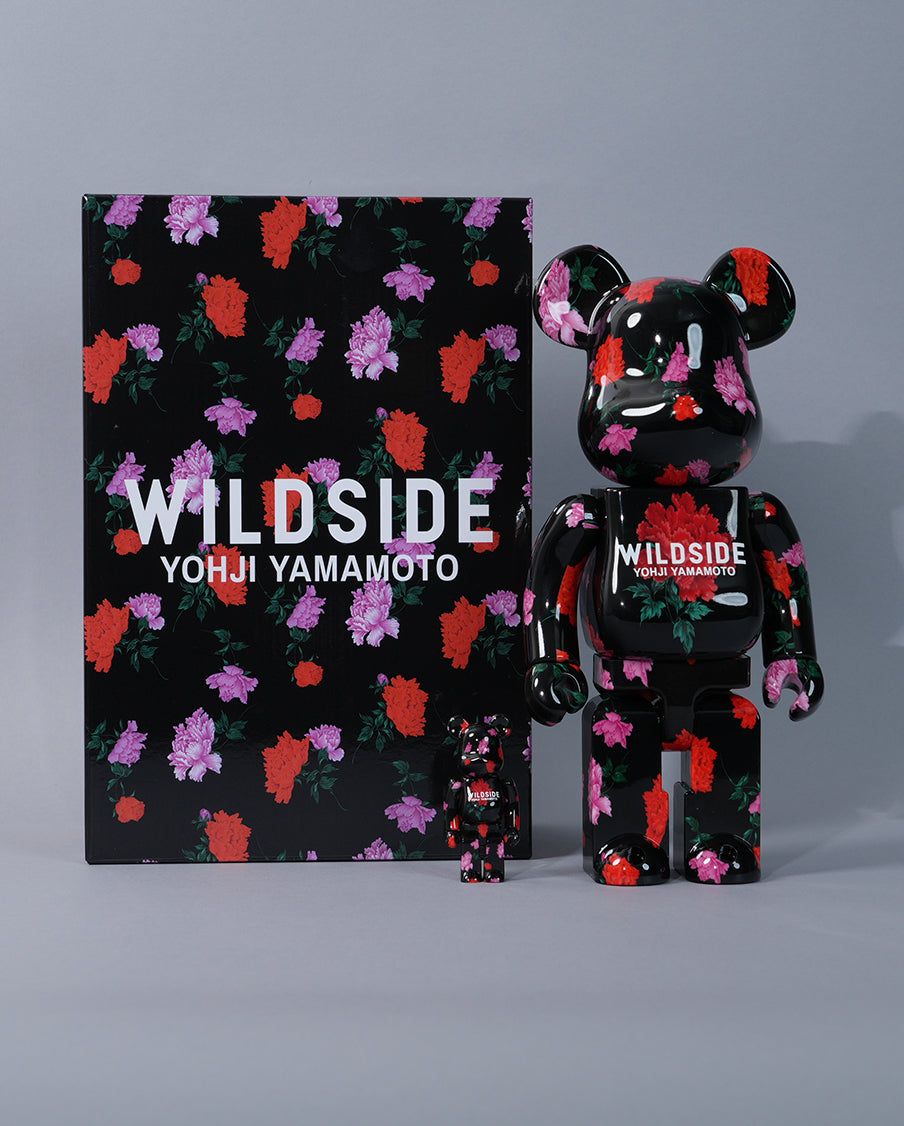 WILDSIDE(Yohji Yamamoto)-BE@RBRICK "peony"(牡丹) 100% & 400%