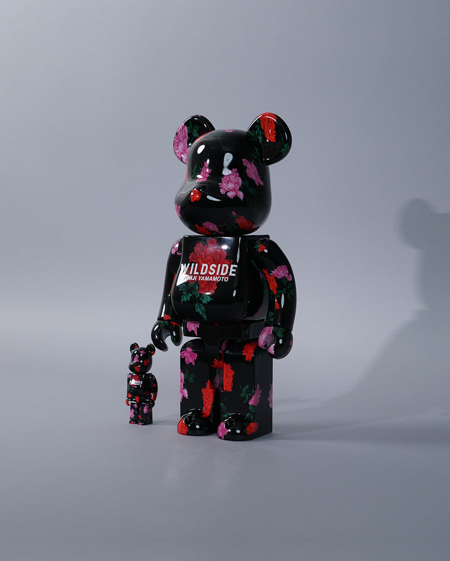 WILDSIDE(Yohji Yamamoto)-BE@RBRICK "peony"(牡丹) 100% & 400%