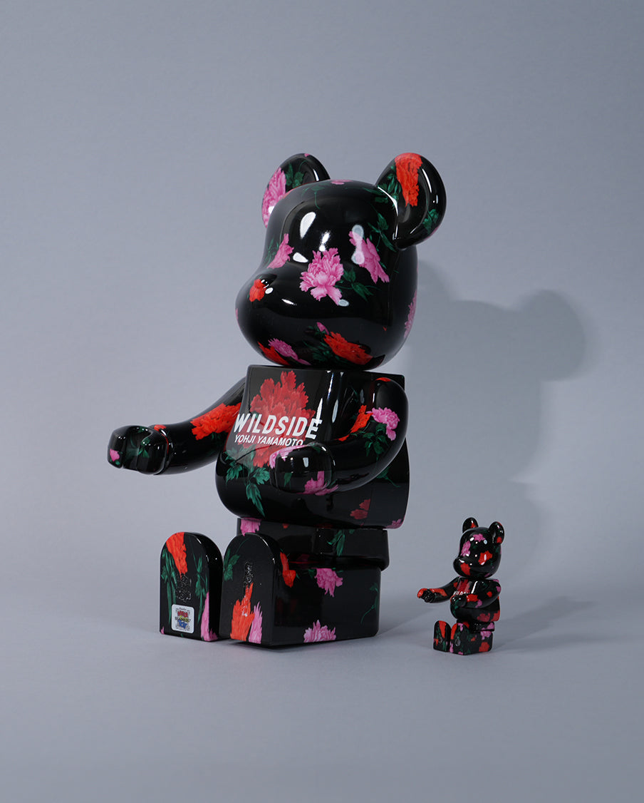 WILDSIDE(Yohji Yamamoto)-BE@RBRICK "peony"(牡丹) 100% & 400%