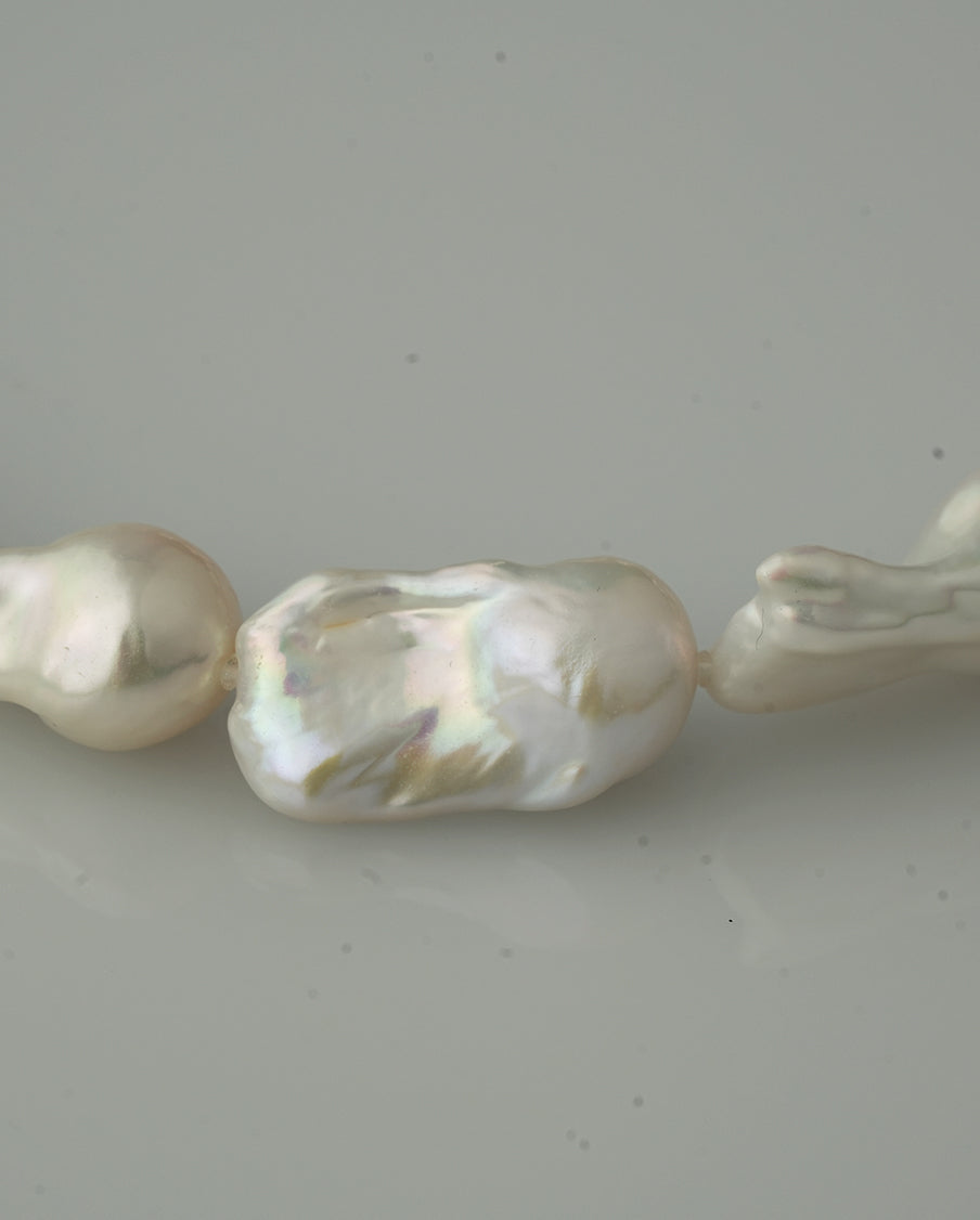 Larica-Baroque Pearl Statement Necklace