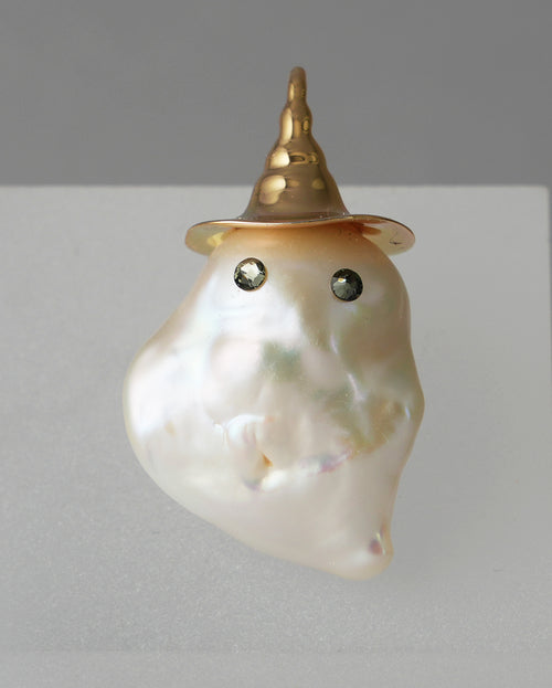 Larica-Baroque Pearl Pendant Top-Hat Ghost – J LOS ANGELES​