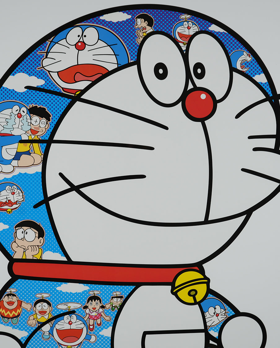 Takashi Murakami - Doraemon Sitting Up: Weeping Some, Laughing Some