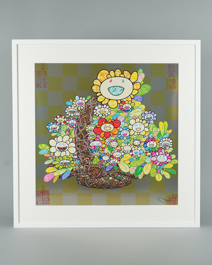 Takashi Muarakami - Flowers in a Basket