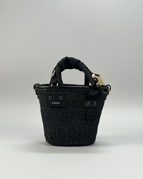 SACAI-Hybrid Marche Micro Bag-BLACK – J LOS ANGELES​