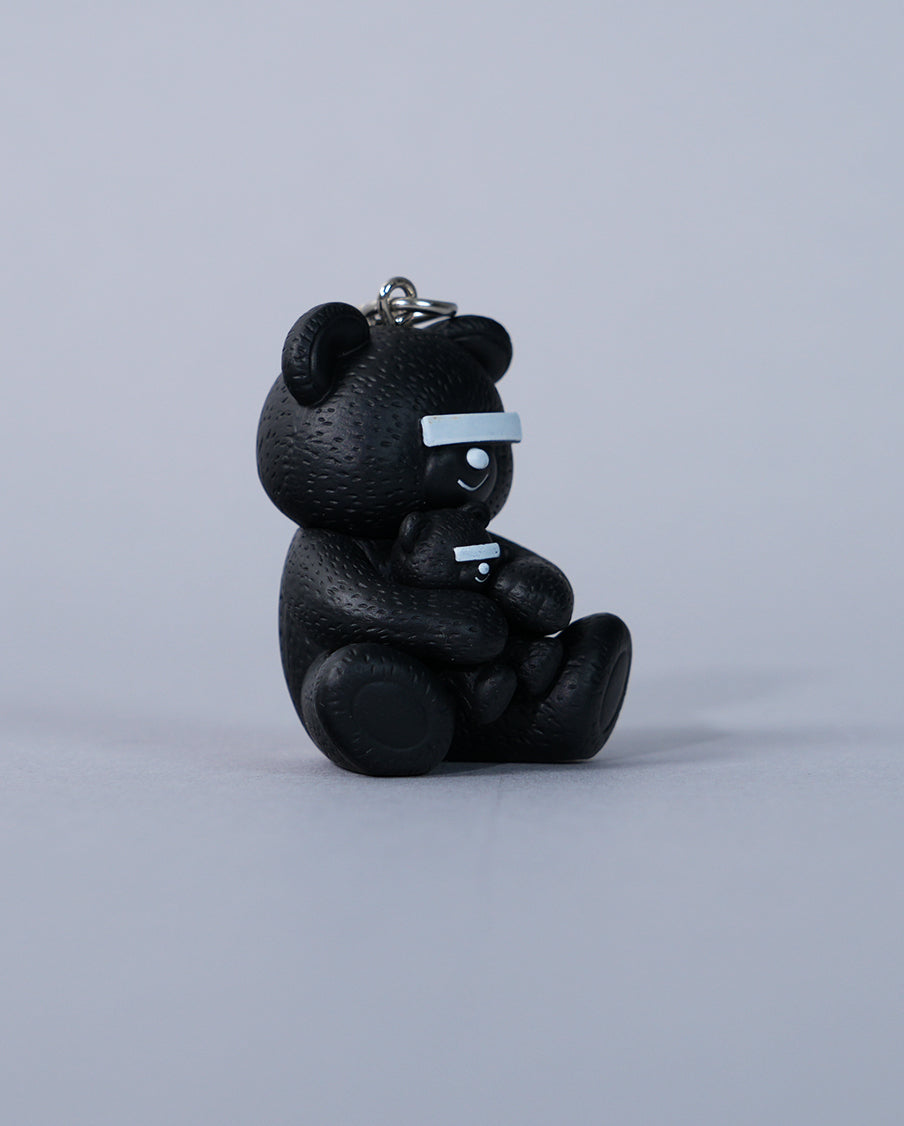 UNDERCOVER - MEDICOM TOY × UNDERCOVER BEAR " BLACK " UNDERCOVER-BEAR KEYCHAIN-3piece set – J LOS ANGELES​